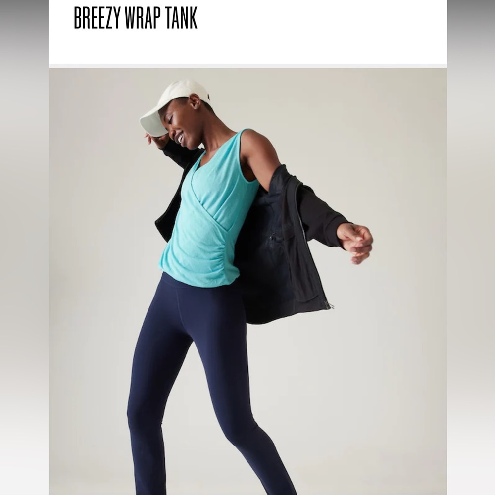Athlete Breezy Wrap Tank